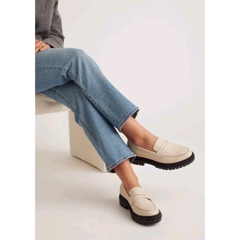 Quince Cream Loafers